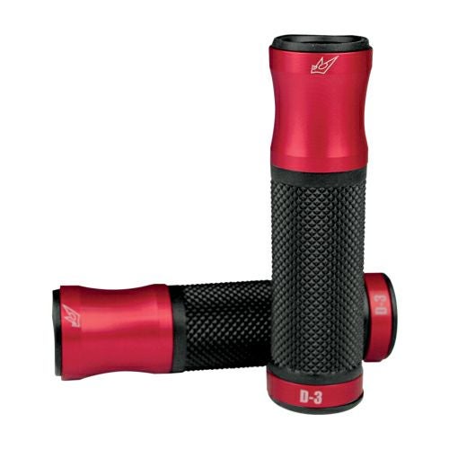 DRIVEN D3グリップ 7/8"ハンドル用 レッド/ブラック-01