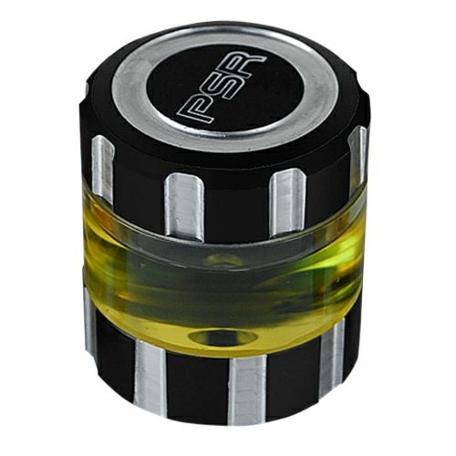 パワースタンドレーシング(PSR) クリアフロントブレーキリザーバー コントラストブラック YZF-R6/6S/R1-01