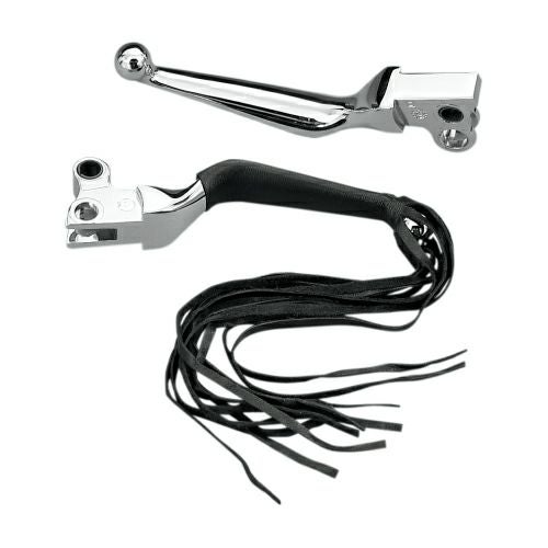 DragSpecialties フリンジレザーレバーカバー_1