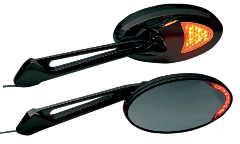 RIVCO PRODUCTS カスタムLEDミラー ブラック-01