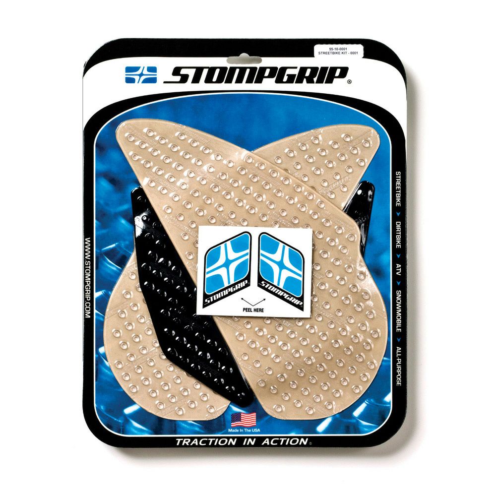 STOMPGRIP トラクションパッド (タンク)キット YZF-R6 03-05(クリア