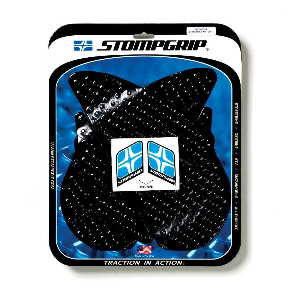STOMPGRIP トラクションパッド (タンク)キット YZF-R6 03-05(ブラック