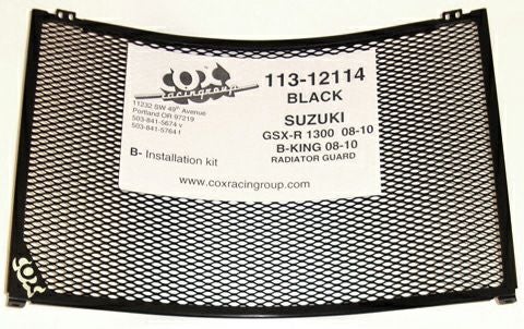 COX RACING レーシングラジエターガード GSX-1300R/BK 08-13-01