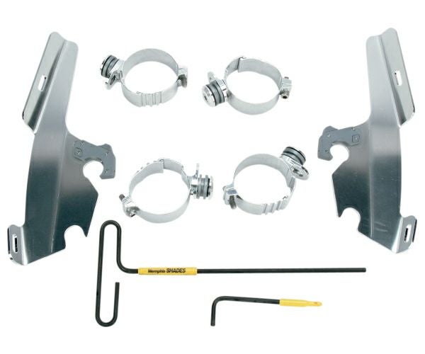 MEMPHIS SHADES トリガーロックマウントキット for バットウィングフェアリング ポリッシュ GL1500C/CF/CT 97-03-01