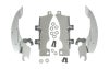 MEMPHIS SHADES トリガーロックマウントキット for バットウィングフェアリング ポリッシュ XVS950 V-Star 09-15-01