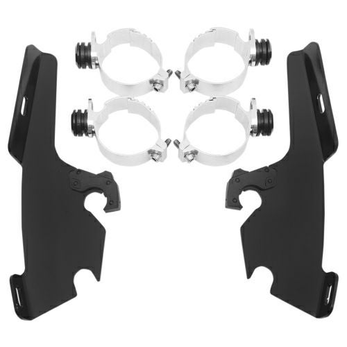 MEMPHIS SHADES トリガーロックマウントキット for バットウィングフェアリング ブラック GL1500C/CF/CT-01