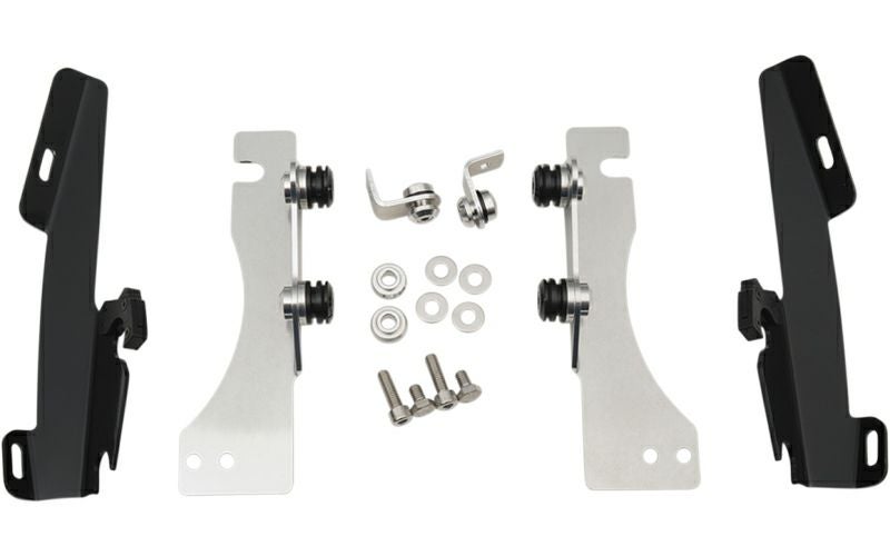 MEMPHIS SHADES トリガーロックマウントキット for バットウィングフェアリング ブラック VL800/C/T ブルバード C50 イントルーダーボルーシャ 01-13-01