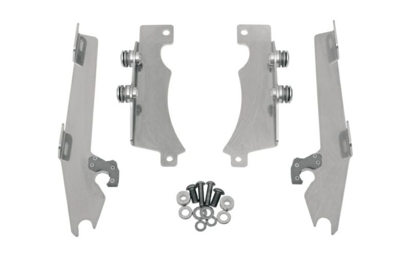 MEMPHIS SHADES トリガーロックマウントキット for バットウィングフロントカウル フェアリング ブラック XVS1300 V-Star 07-15_1