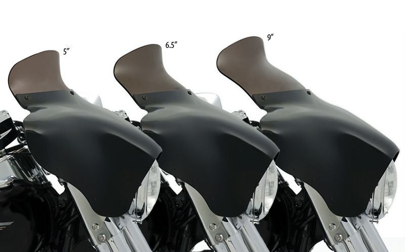 MEMPHIS SHADES バットウィングフェアリング用 スポイラーウィンドシールド 9"Smoke-03