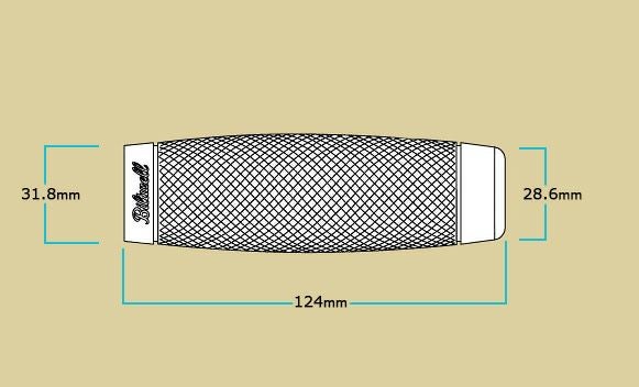 BILTWELL RECOIL グリップ チョコレート 1インチ用-03
