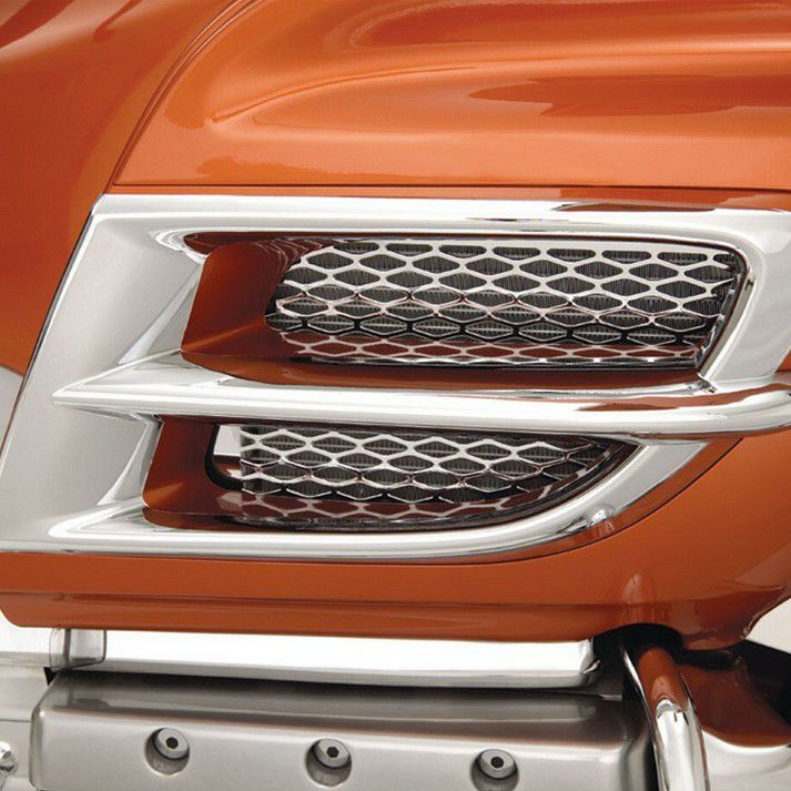 ゴールドウイング1800 01-10 サイドカウル フェアリング アクセントグリル クローム GL1800_1