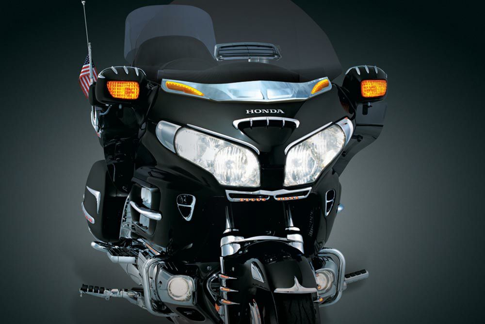 KURYAKYN ウィンドシールドトリム with ターンシグナルアクセント for GL1800-03