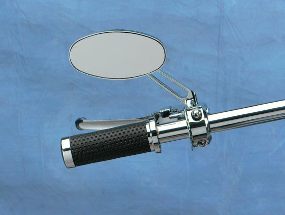 DragSpecialties DRAG-NESS ステルス1 スタンダードミラー クローム_1