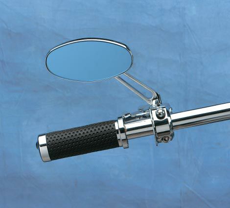 DragSpecialties DRAG-NESS ステルス1 ブルーサファイアミラー クローム_1