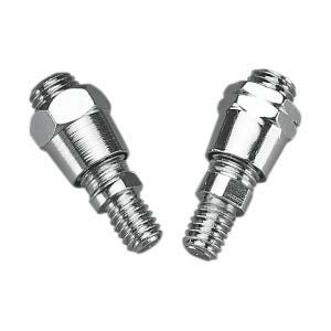 DragSpecialties DRAG-NESS ステルスミラー用アダプター クローム 逆ネジ_1