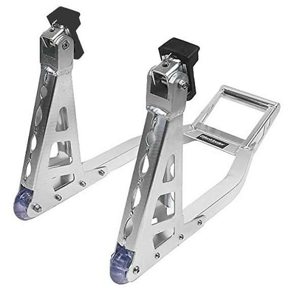 BIKEMASTER ユニバーサル アルミニウム フロントスタンド ポリッシュ