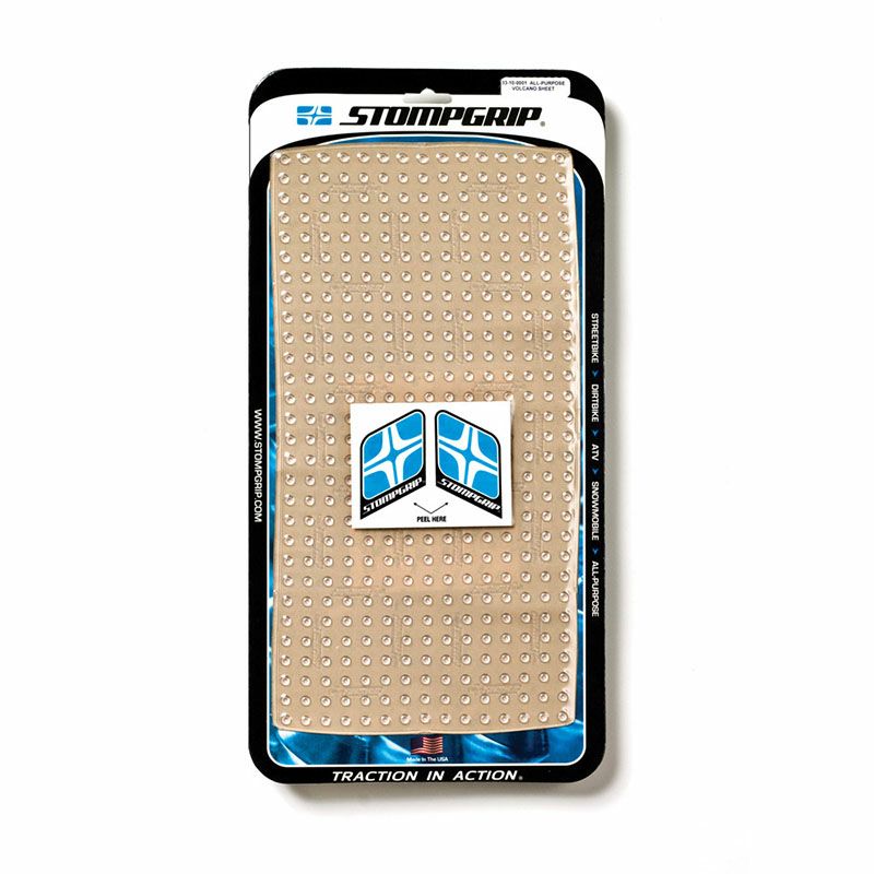 STOMPGRIP 汎用シート 190mm x 375mm ボルケーノ (クリア) | バイク