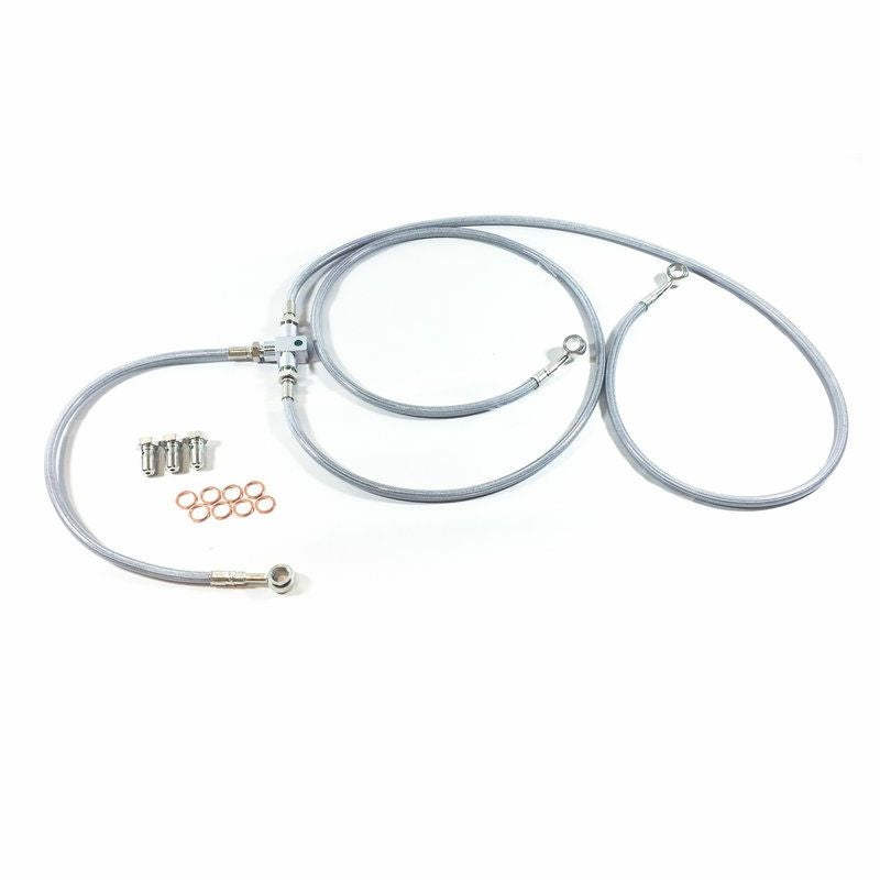 Galfer USA ステンレスブレーキライン フロント用 XV1900 レイダー/S/SCL 08-17_1