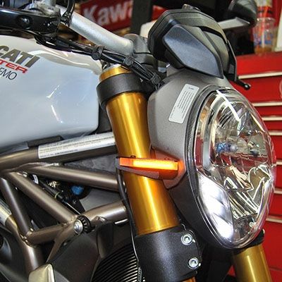 NewRageCycles LEDフロントウィンカー モンスター1200_1