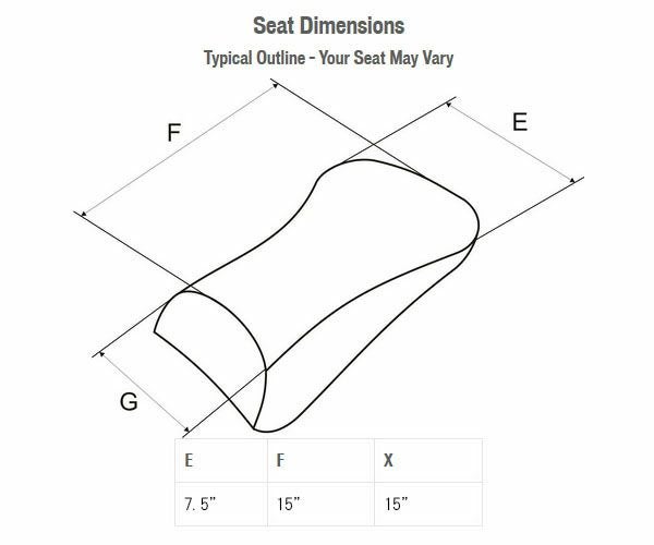 SADDLEMEN ソロシート用 スポーツピリオンパッド スタッド VTX1300R/S 03-08-02