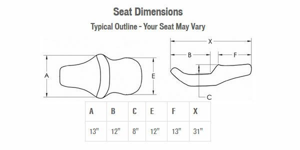 SADDLEMEN Explorer スペシャルシート C50 ブルバード 05-15-02