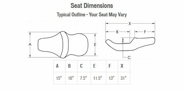 SADDLEMEN Explorer スペシャルシート VL1500 イントルーダーLC 98-04-02