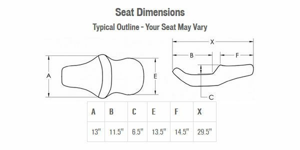 SADDLEMEN Explorer RSシート バックレスト付 VTX1300R/S 03-09-02