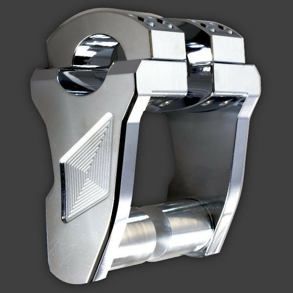 Rox Speed FX パトリオットシリーズ ピボッティングライザー 1"ハンドル用 3"UP クローム_1