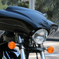 TSU ワンピース QDチョッパーフロントカウル フェアリング VT1300CS Sabre_1