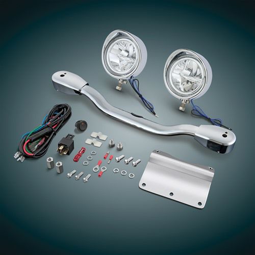 SHOW CHROME エリプティカル LEDドライビングライトキット VT1300 S/R/T 10--02