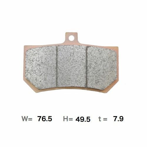 メタリカ(Metallico) フロント ブレーキパッド SPEC03 AP Racing 4P 当たり幅 34mm用-02