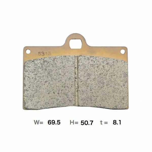 メタリカ(Metallico) フロント ブレーキパッド SPEC03 XJR1300/RS250-02