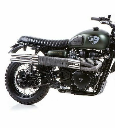 トライアンフ 空冷 ボンネビル T100 スクランブラー フルエキゾースト 