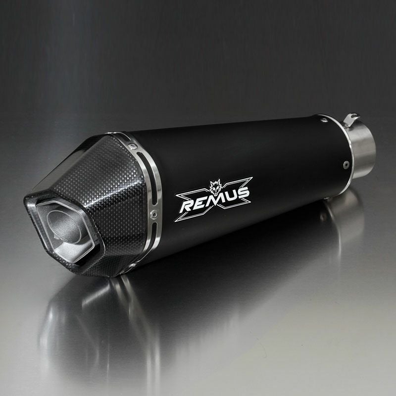 REMUS HYPERCONE スリップオン・マフラー ステンレス/ブラック EC適合 GSX-S 1000F-01