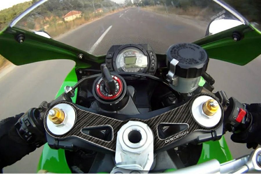 プリント(print) トップブリッジステッカー ZX-10R 04-05 | バイク