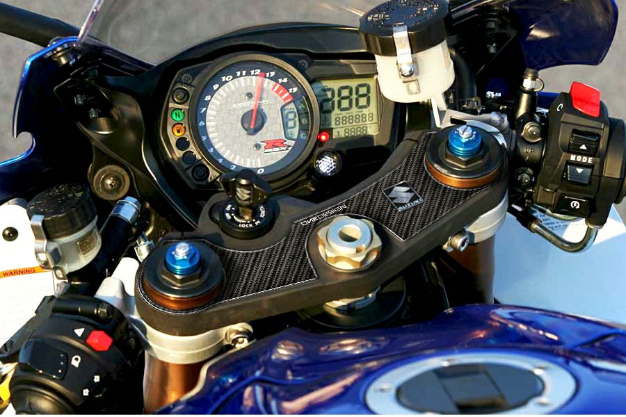 プリント(print) トップブリッジステッカー GSX-R1000 07-08 | バイク