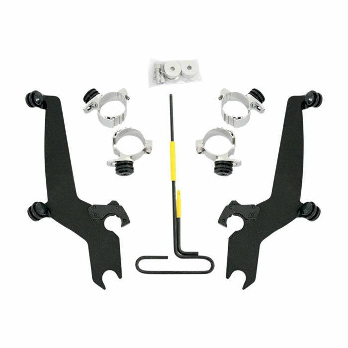 MEMPHIS SHADES スポーツシールド トリガーロックマウントキット VT750DC/1100C シャドウスピリット ブラック_1