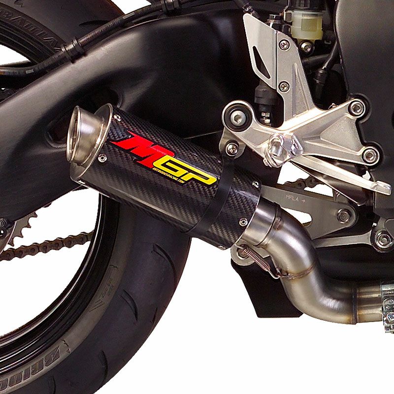 M4 マフラー CBR1000RR スリップオン ヒートシールド 2008-16 Honda CBR 1000RR GP Slip On – Black – Shop M4 Exhaust