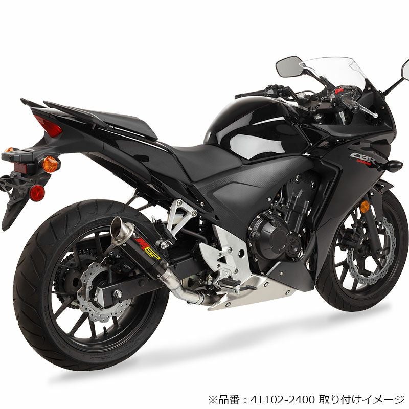 Hotbodies Racing MGPII GROWLER スリップオン・マフラー ステンレス CBR500R 13-17-02