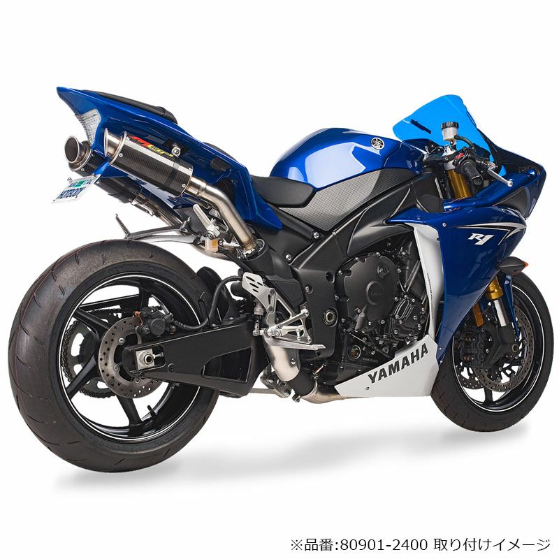 Hotbodies Racing MGPII GROWLER スリップオン・マフラー カーボン YZF