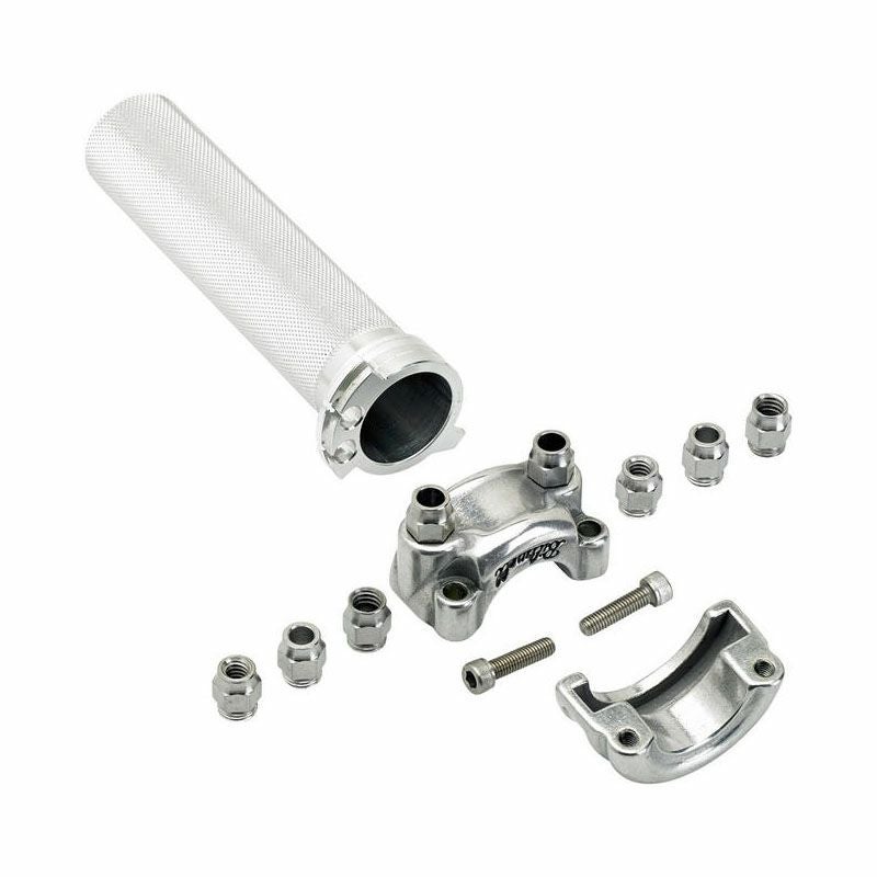 BILTWELL ウィスキースロットルアセンブリ シングルケーブル 1" ポリッシュ-03