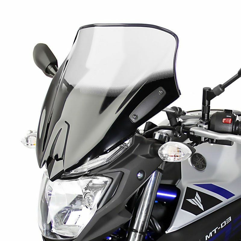 MRA MT-25/MT-03 用スクリーン MS269C MRA(エムアールエー) スクリーンスポイラー クリア MT-25/03 16