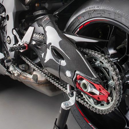 ライテック(Lightech) カーボンスイングアームプロテクター YZF-R1/MT