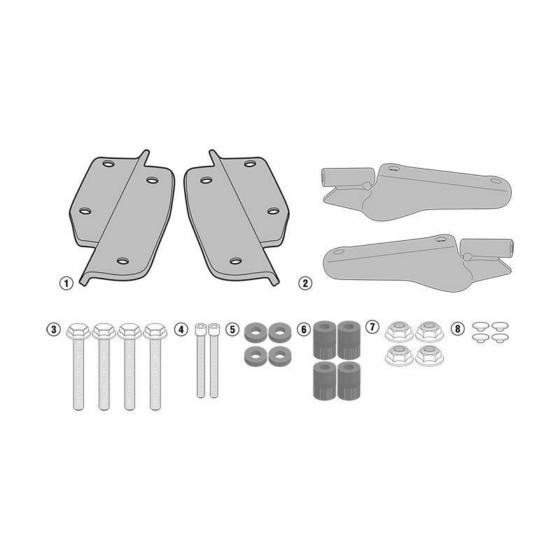 【新品】GIVI SR1144 CRF1000Lアフリカツインキャリア M149 CRF1000L アフリカツイン 16-17 MONOKEY/MONOLOCK対応トップケース用