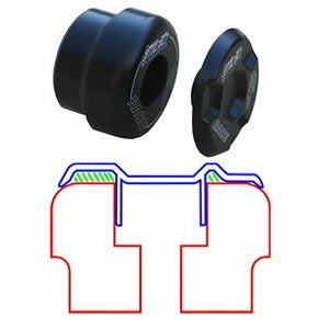 GSGモトテクニック(GSG-Mototechnik) クラッシュプロテクター セット ブラックアルマイト V-max 1200 804990-Y16-SH-02