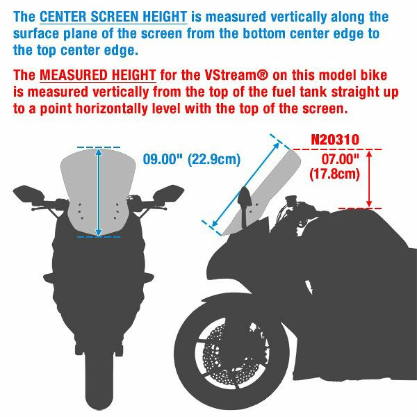 National Cycle VSTREAM+ スポーツ ウィンドスクリーン FZ-09(MT-09