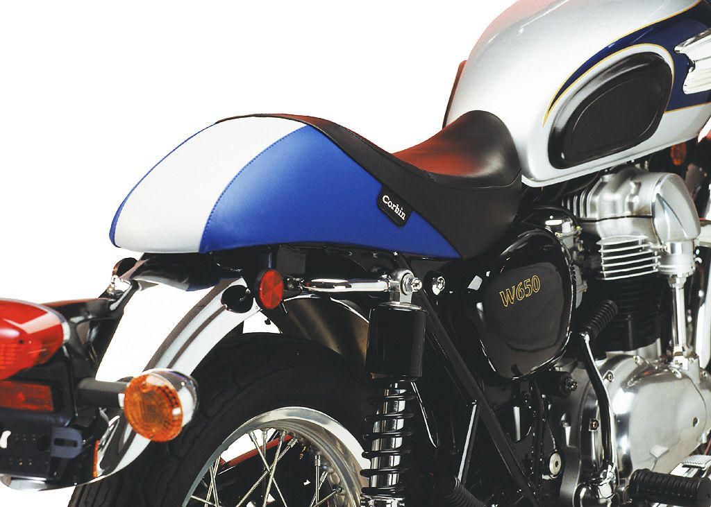 W650 シート Corbin クラシック ガンファイターシート W650 | バイクカスタムパーツ