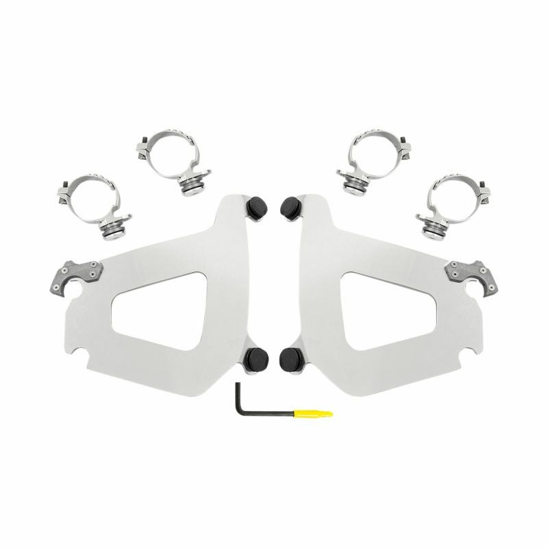 MEMPHIS SHADES トリガーロックマウンティングキット for バレットフロントカウル フェアリング ポリッシュ XV1900 レイダー/S_1