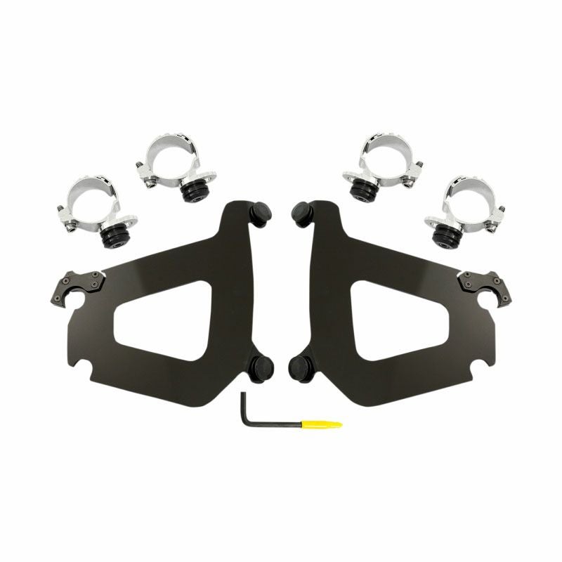 MEMPHIS SHADES トリガーロックマウンティングキット for バレットフェアリング ブラック XV1900 レイダー/S-01