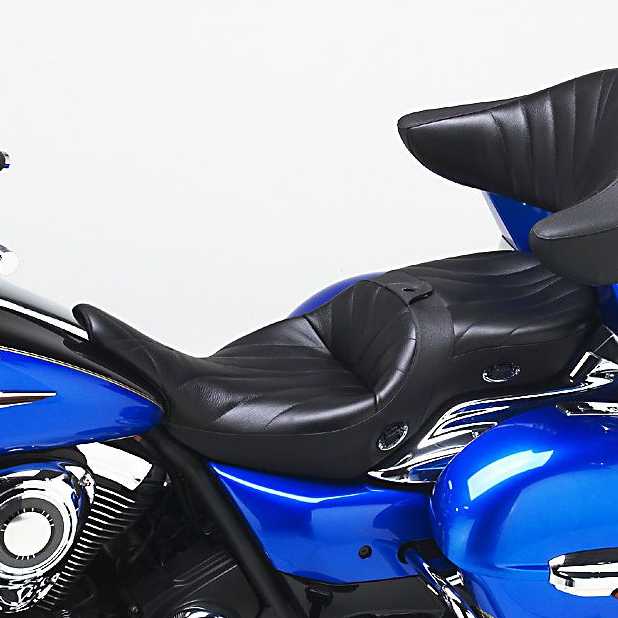 Kawasaki Vulcan 1700 Voyager / Nomad (09-26) デュアルツーリングシート Dual Touring Saddle Corbin_1